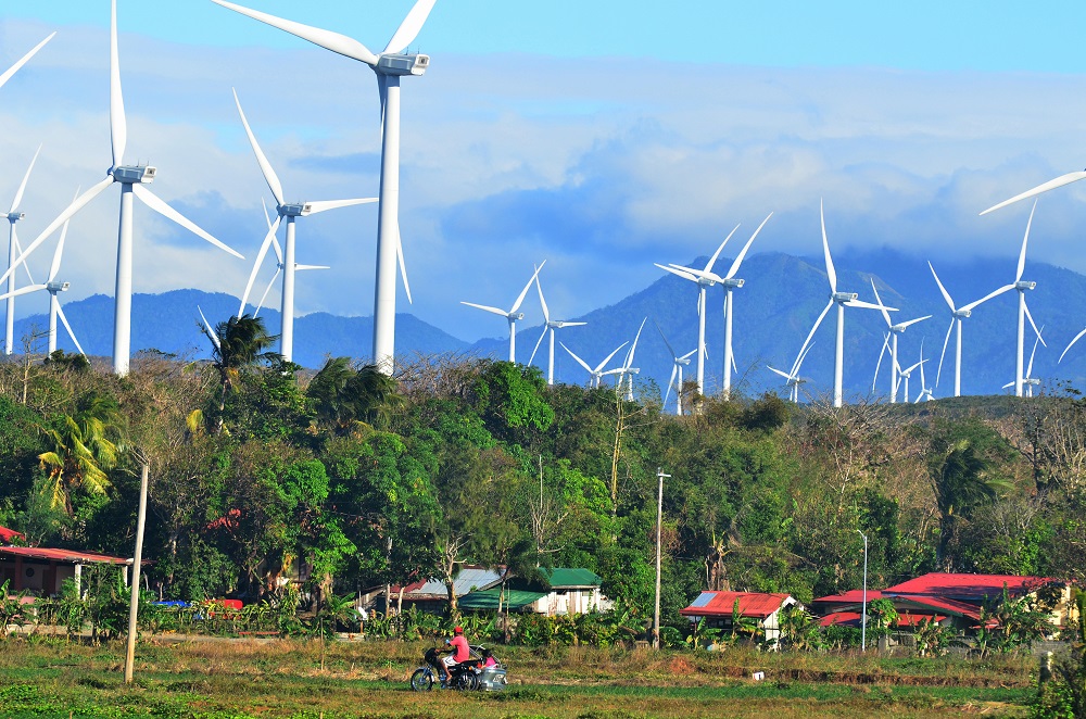 Burgos windfarm project in the Philippines